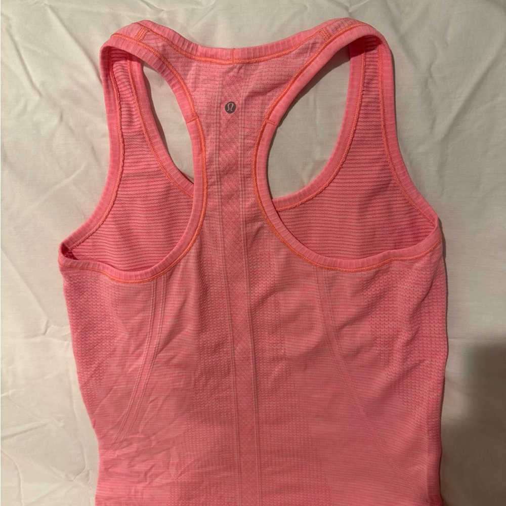 Lulu Lemon Racerback Tank Top- light pink